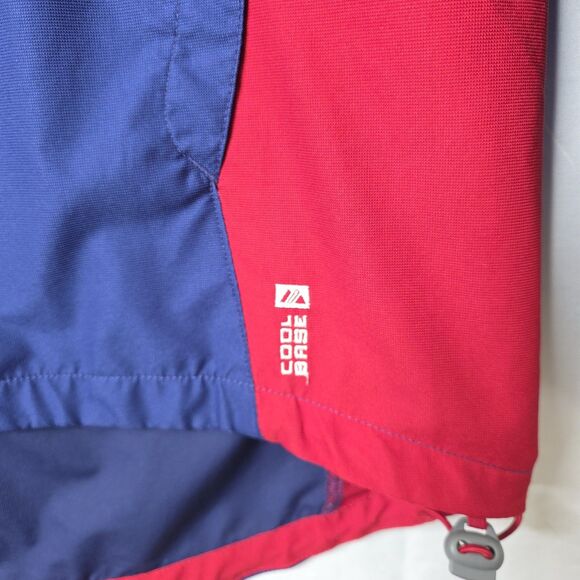 Majestic Texas Rangers Pullover Windbreaker Cool Base L Embroidered Logo Basebal - Picture 4 of 15